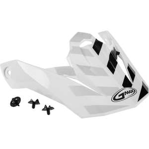 Fame MX-86 Visor w/Screws by GMAX G086072 Helmet Shield 72-3969 Western Powersports Drop Ship White/Silver/Grey