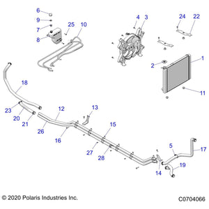 Fan Assembly by Polaris 2413044 OEM Hardware P2413044 Off Road Express