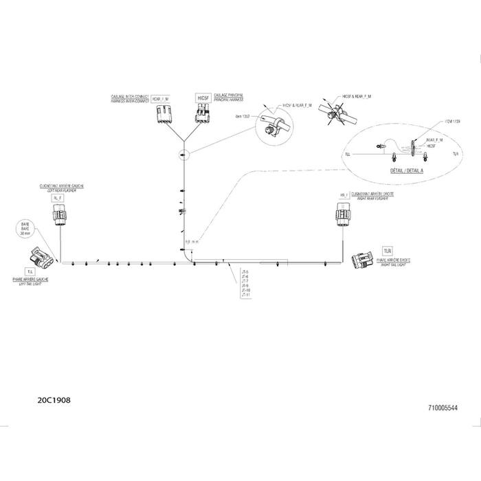 Female Housing, 3 Circuits by Can-Am