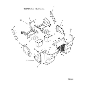 Fender-Cntr,Lower,Lh,Pnt,S.Graph by Polaris 5452918-509 OEM Hardware P5452918-509 Off Road Express