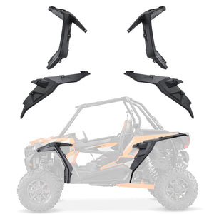 Fender Flares 8.5 Inch Mud Flap for Polaris RZR XP 1000/4 by Kemimoto BZH0227-02 Fender Flare BZH0227-02 Kemimoto