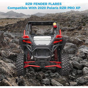 Fender Flares Kit for Polaris RZR PRO XP 2020-2023 by Kemimoto B0103-01301BK Fender Flare B0103-01301BK Kemimoto