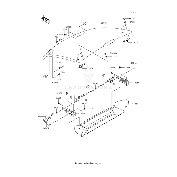 Fender-Front,Hood,S.B by Kawasaki