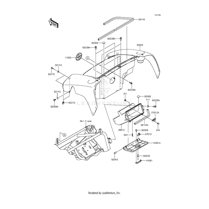 Fender-Front,Storage, by Kawasaki