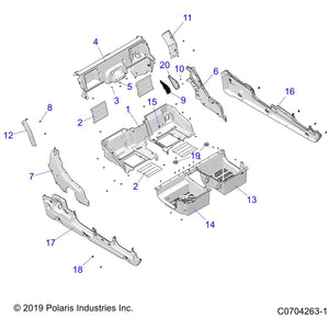 Fender-Rr,Pnt,Lh,Burg by Polaris 5452453-629 OEM Hardware P5452453-629 Off Road Express