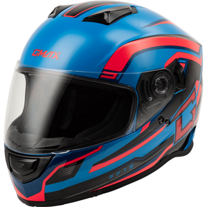 FF-18 Drift Helmet (2024) by GMAX F11811218 Full Face Helmet 72-73572X Western Powersports Black/Blue/Red / 2X