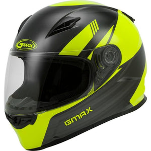 FF-49 Full-Face Deflect Helmet by Gmax 72-5753XS Full Face Helmet 72-5753XS Western Powersports Drop Ship XS / Hi-Vis/Grey