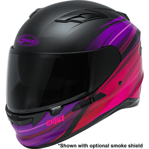 FF-98 Osmosis Helmet by GMAX F1983076 Full Face Helmet 72-5130L Western Powersports Drop Ship LG / Black/Purple/Red