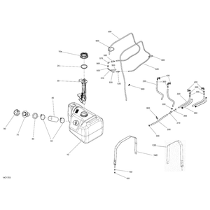 Filler Neck by Can-Am 709000725 OEM Hardware 709000725 Off Road Express