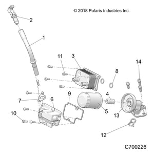 Filter Adaptor, Straight by Polaris 2521530 OEM Hardware P2521530 Off Road Express