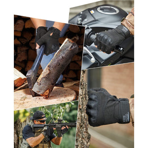 Fingerless Motorcycle Gloves for Training Shooting Hunting Hiking Camping by Kemimoto F1109-03301MBK Half Gloves F1109-03301MBK Kemimoto