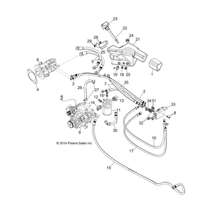 Fitting-8 37Degx-12 Oring,45De by Polaris 3120070 OEM Hardware P3120070 Off Road Express