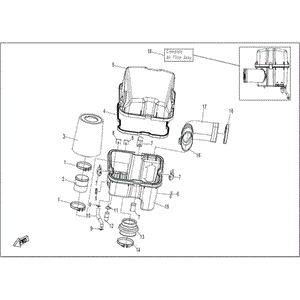 Fixing Plate by CF Moto 0180-110011 OEM Hardware 0180-110011 Northstar Polaris