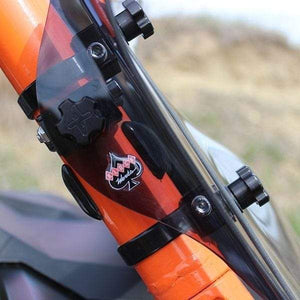 Flare Wings Wind Deflectors by Klock Werks Wind/Dust Deflectors Parts Unlimited