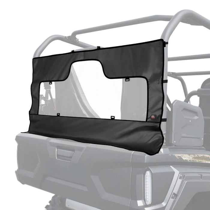 Flip PVC Soft Rear Windshield For Yamaha Wolverine X4 by Kemimoto