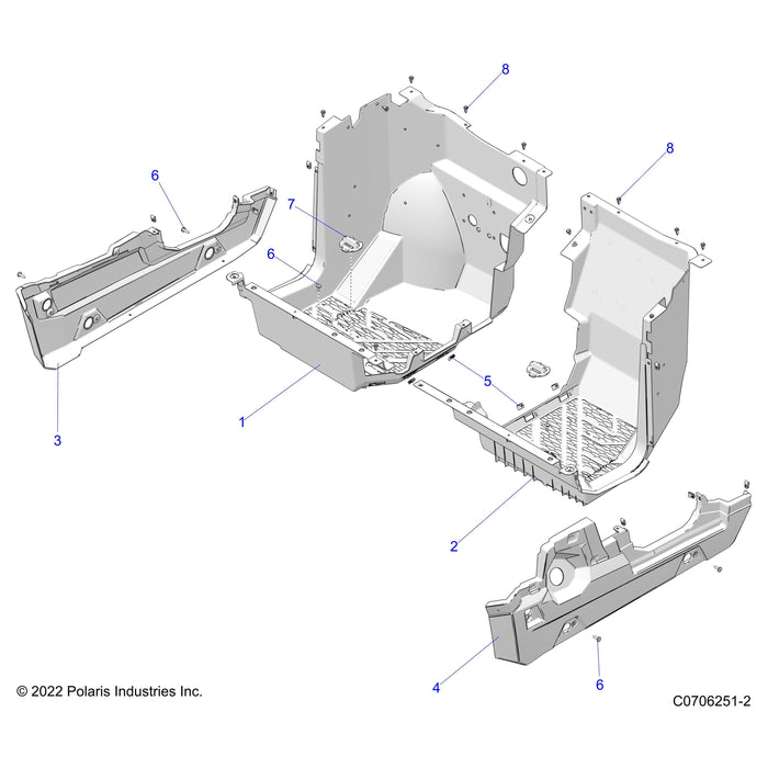 Floor Assembly, Left by Polaris