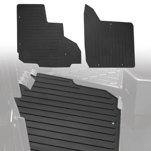 Floor Mats for Kawasaki Mule PRO MX by Kemimoto B0107-02701BK Floor Mat B0107-02701BK Kemimoto