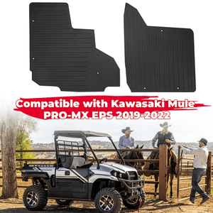 Floor Mats for Kawasaki Mule PRO MX by Kemimoto B0107-02701BK Floor Mat B0107-02701BK Kemimoto