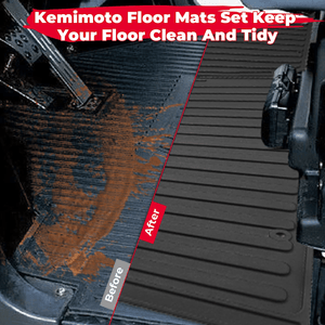 Floor Mats for Kawasaki Mule PRO MX by Kemimoto B0107-02701BK Floor Mat B0107-02701BK Kemimoto