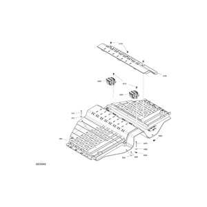 Floor Panel Assy by Can-Am 707901140 OEM Hardware 707901140 Off Road Express