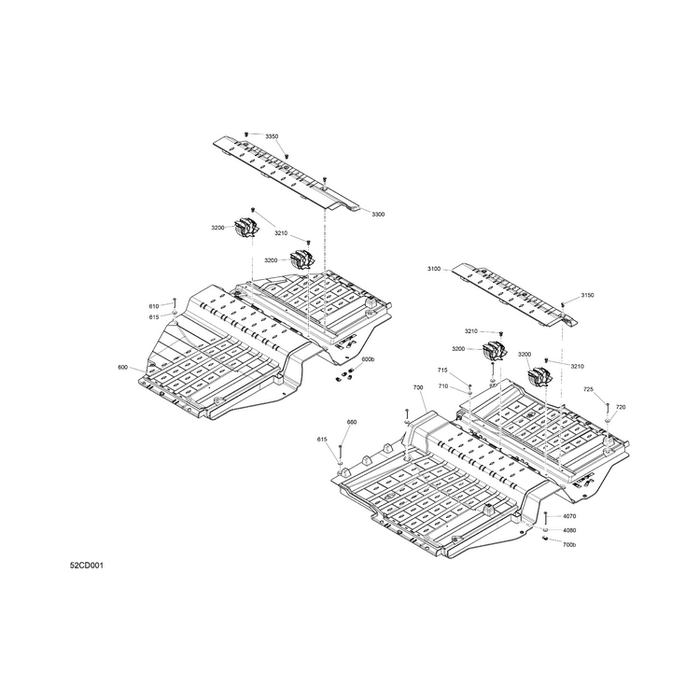 Floor Panel Assy by Can-Am