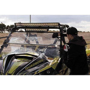 Folded Windshields by Quad Boss TUCK100-0061 Folding Windshield 375616 Tucker Rocky Drop Ship