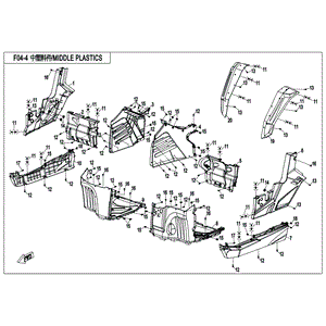 Footrest Board Lh by CF Moto 7030-040411 OEM Hardware 7030-040411 Northstar Polaris