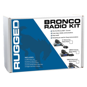 Ford Bronco Two-Way Gmrs Mobile Radio Kit by Rugged Radios Rugged Radios