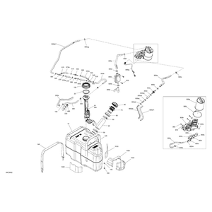 Formed Hose by Can-Am 709001260 OEM Hardware 709001260 Off Road Express Peach St