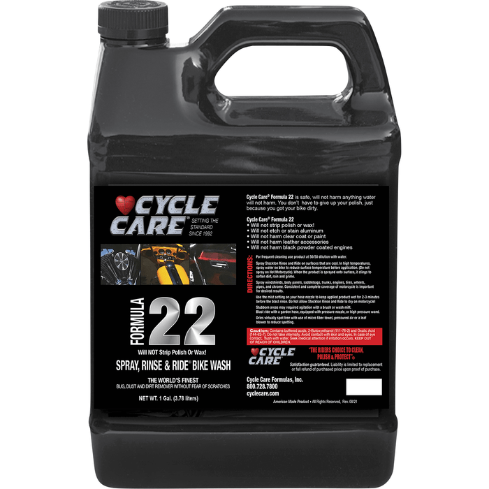 Formula 22 Spray, Rinse & Ride® Cleaner By Cycle Care Formulas