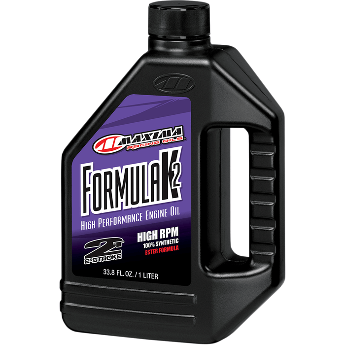 Formula K2 High Rpm Synthetic 2T Engine Oil By Maxima Racing Oil