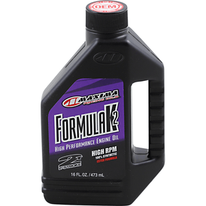 Formula K2 High Rpm Synthetic 2T Engine Oil By Maxima Racing Oil 22916 Engine Oil Synthetic 3602-0022 Parts Unlimited