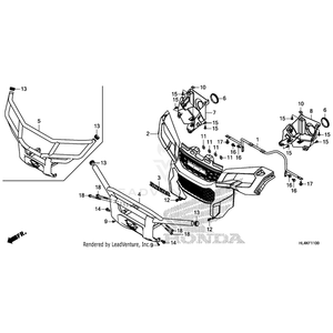 Frame, Front Support by Honda 61110-HL4-A00 OEM Hardware 61110-HL4-A00 Off Road Express Peach St