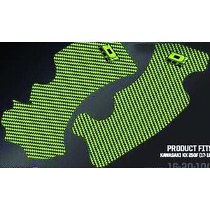 Frame Grip Guard Decal Green/Black By D'Cor 16-20-106 Frame Grip 862-62106 Western Powersports