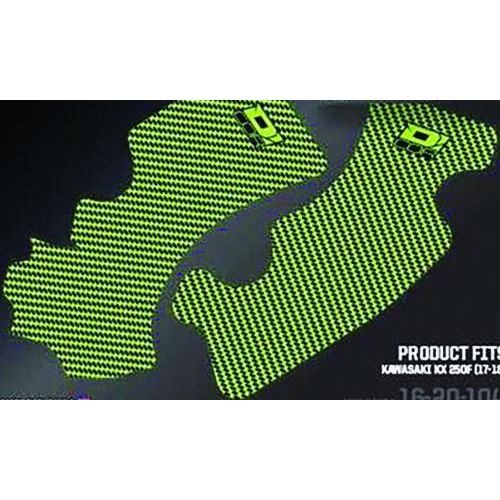 Frame Grip Guard Decal Green/Black By D'Cor