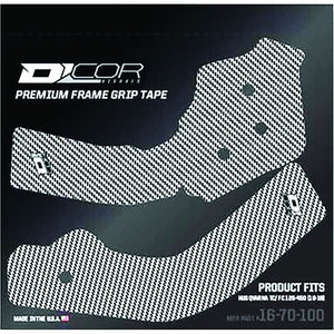 Frame Grip Guard Decal White By D'Cor 16-70-100 Frame Grip 862-67100 Western Powersports