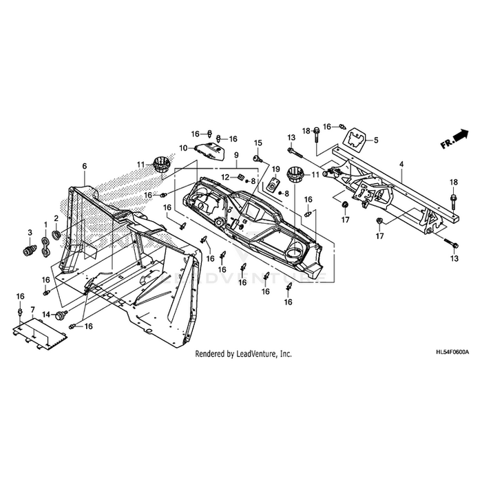 Frame, Instrument Panel by Honda