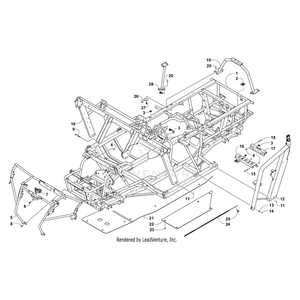 Frame, Main By Arctic Cat 5506-744 OEM Hardware 5506-744 Off Road Express