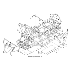 Frame, Main By Arctic Cat 5506-745 OEM Hardware 5506-745 Off Road Express