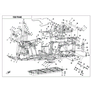 Frame Special Order. (Truck Freight) by CF Moto 5BWB-031000-30000 OEM Hardware 5BWB-031000-30000 Northstar Polaris