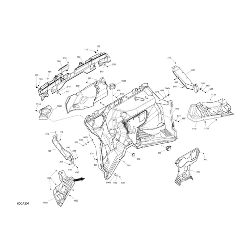 Front Air Deflector by Can-Am