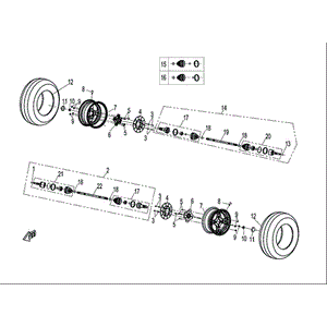 Front Alum Rim by CF Moto 9030-070100-E0000 OEM Hardware 9030-070100-E0000 Northstar Polaris