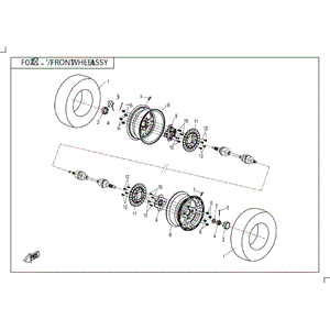 Front Brake Disc by CF Moto 9030-080001 OEM Hardware 9030-080001 Northstar Polaris