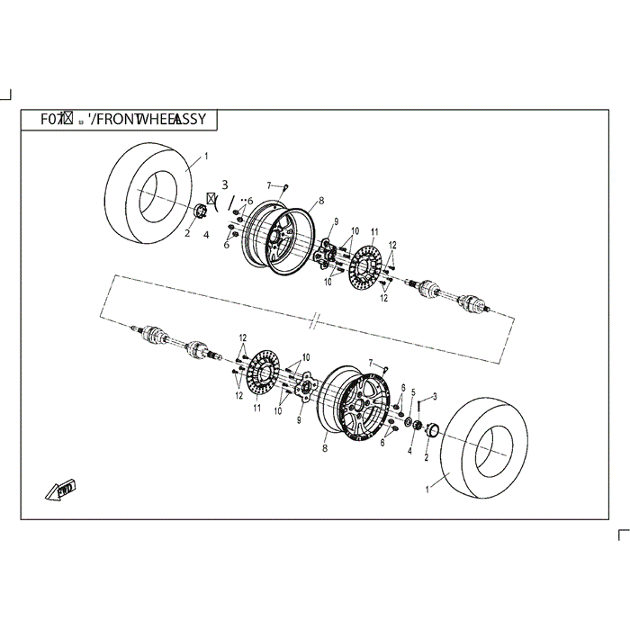 Front Brake Disc by CF Moto