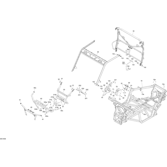 Front Bumper Assy by Can-Am