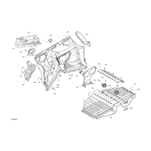 Front Cab Panel Assy by Can-Am 707900712 OEM Hardware 707900712 Off Road Express Peach St