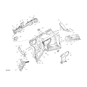 Front Cab Panel Assy by Can-Am 707900981 OEM Hardware 707900981 Off Road Express Peach St