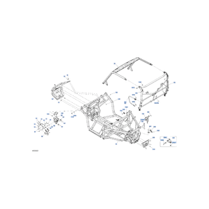 Front Cage Assy by Can-Am 715008405 OEM Hardware 715008405 Off Road Express Drop Ship