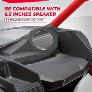 Front Dash Speaker Pods for Can Am Maverick X3 / X3 Max by Kemimoto FTVDS004 Speakers FTVDS004 Kemimoto