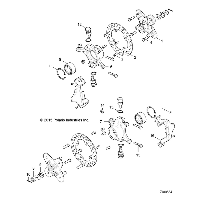 Front Disc Brake by Polaris